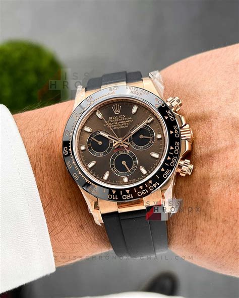 rolex daytona 3atm swiss price in india|rolex daytona rose gold chocolate dial price.